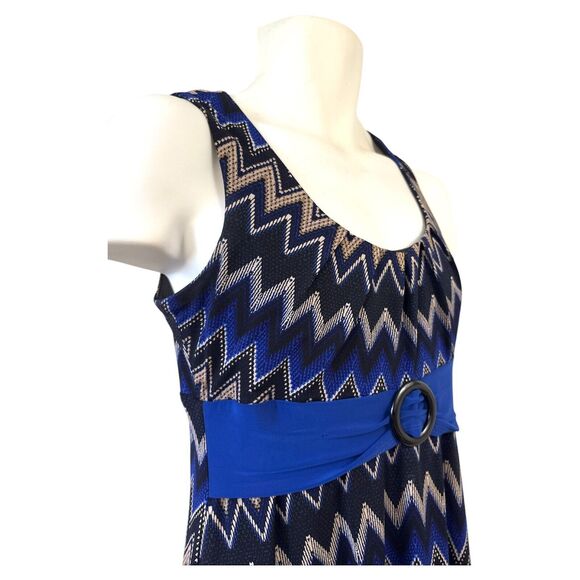 Perception Petite Women's Multicolored Fully Lined Dress Size P/S - Picture 4 of 6